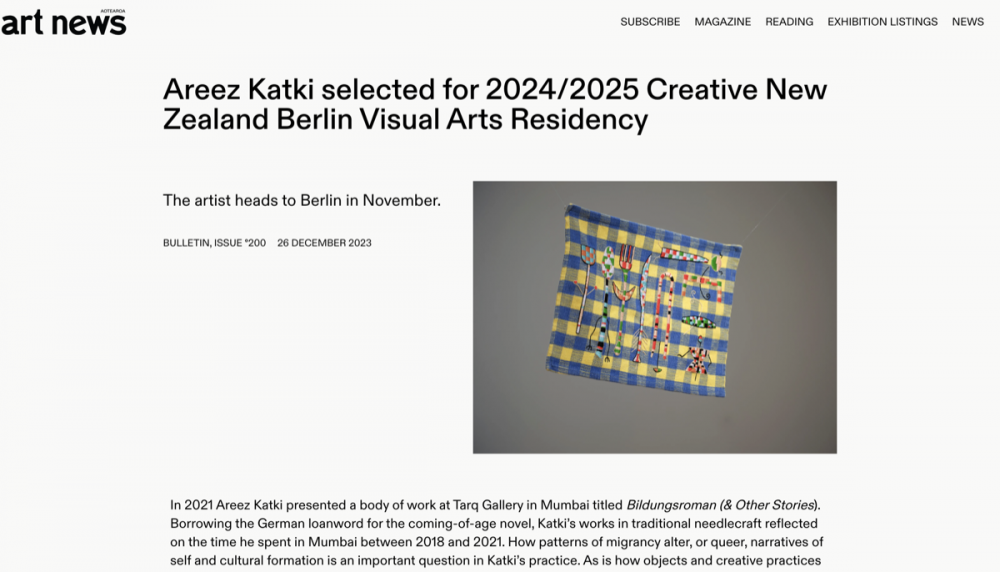 Art News Aotearoa 2024