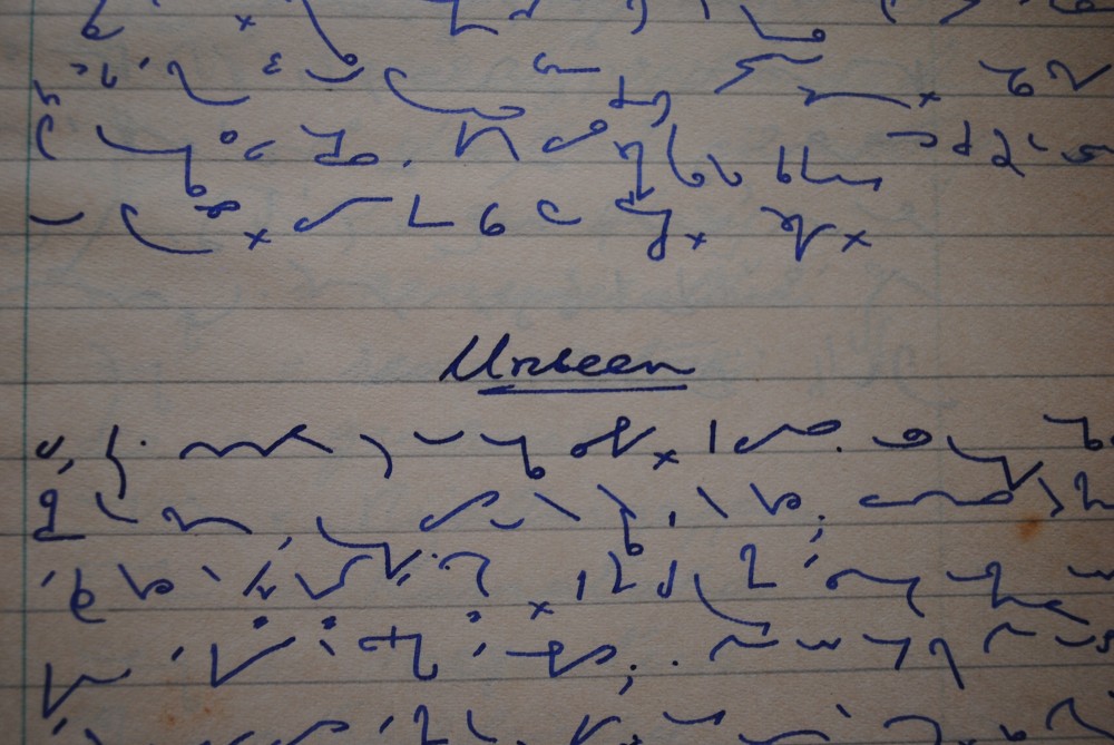 Gregg Shorthand Diary (Yasmin Lakdawalla, 1974)