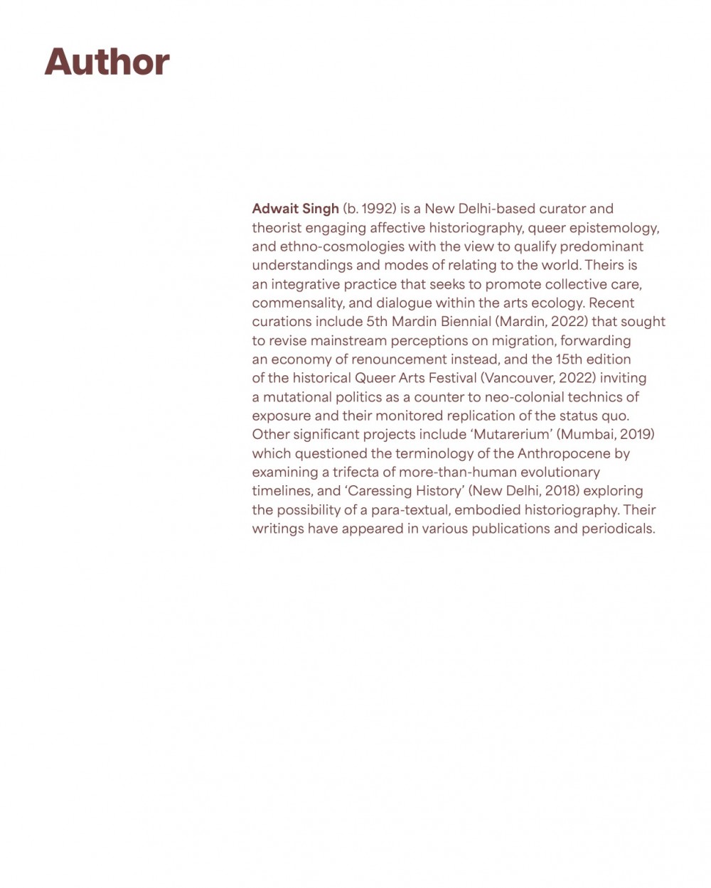 As this chin melts on your knee Adwait Singh