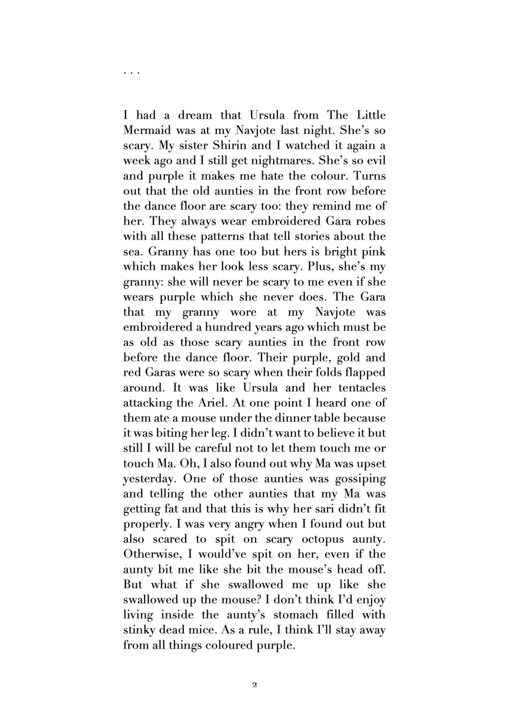 Reading Performance 2 and Talk with Nina Tabassomi