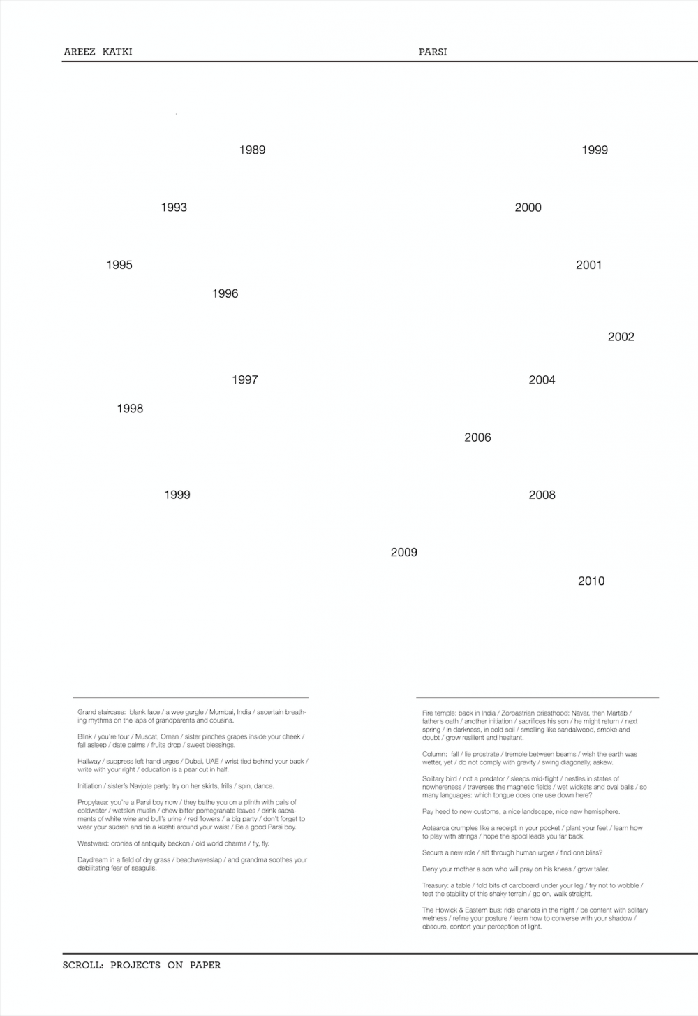 Scroll: Projects On Paper