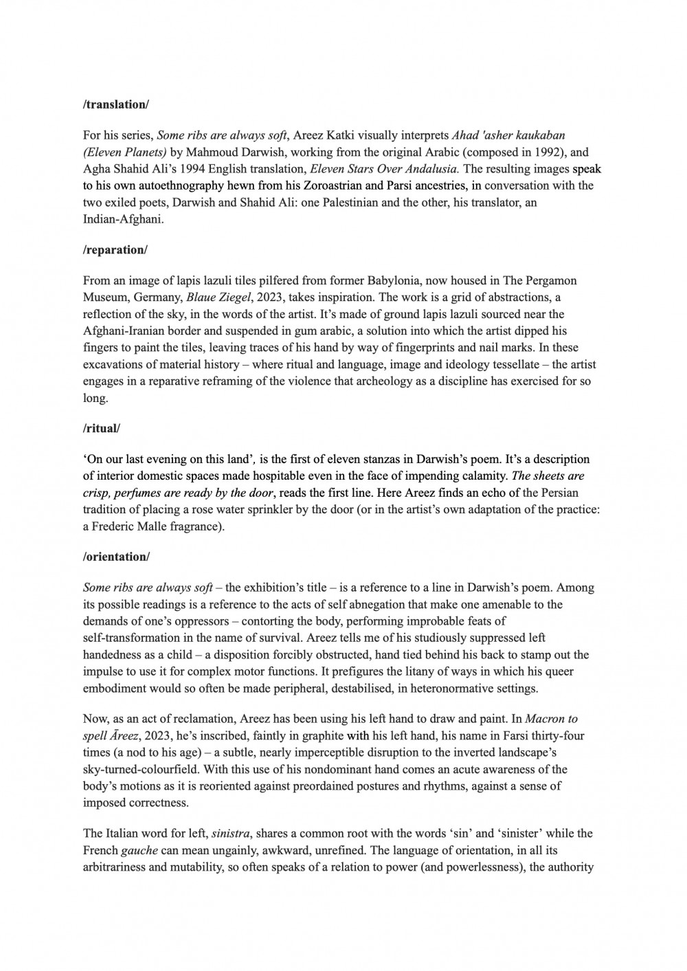 Some ribs are always soft Tendai Mutambu essay